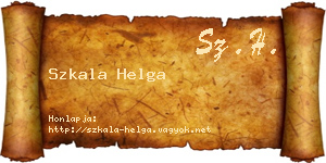 Szkala Helga névjegykártya
